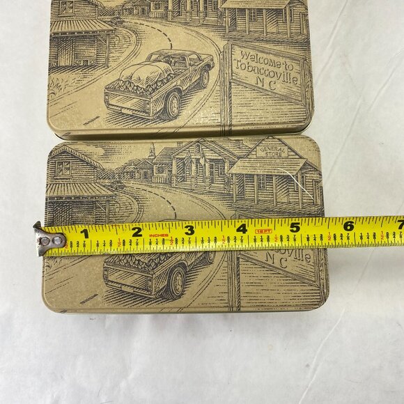 Vintage Doral Cigarettes Metal Tin Box Lot of 3 - Picture 8 of 10